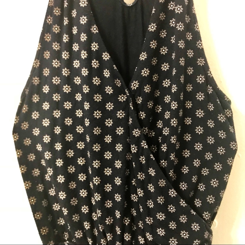 Old Navy Knee Length Navy Blue Dress